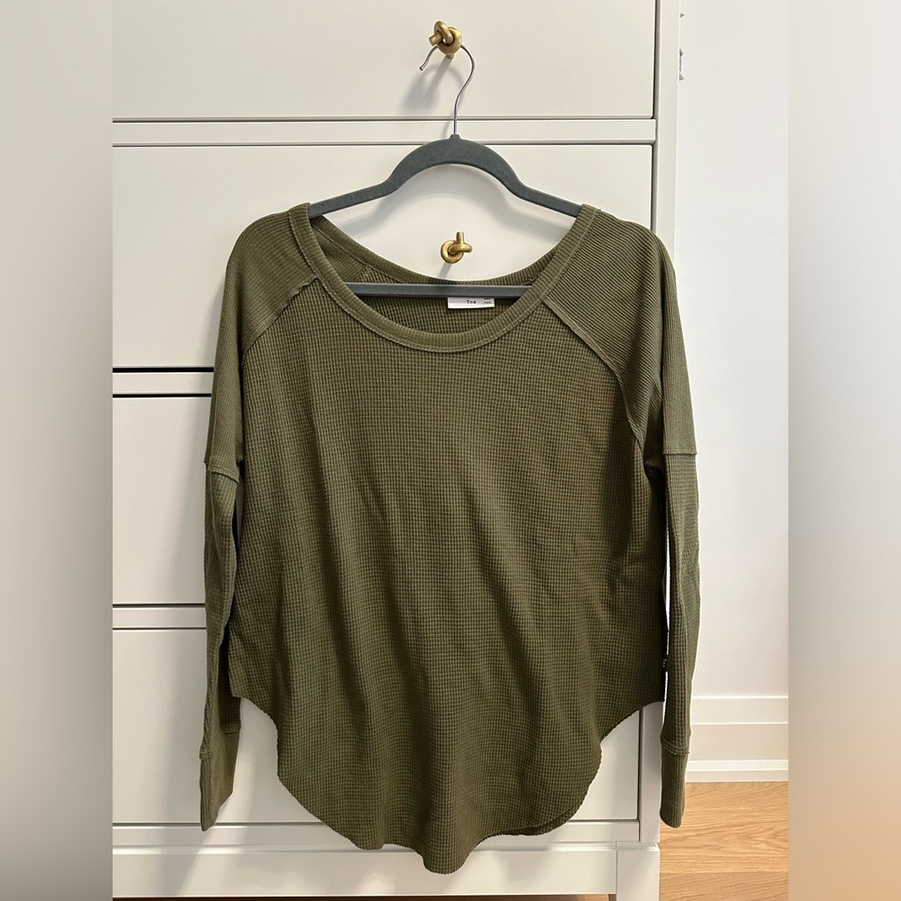 TNA Alder Waffle Knit Long Sleeve